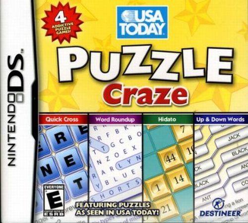 USA Today Puzzle Craze box art for Nintendo DS